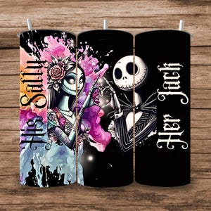 Digitale download van His Sally Her Jack Tumbler Wrap