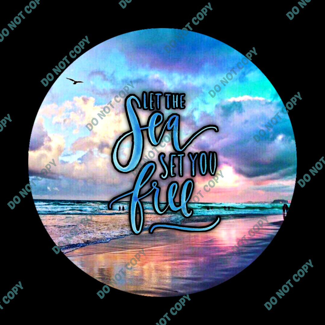Let the Sea Set You Free Instant Download for Tumblers - Etsy