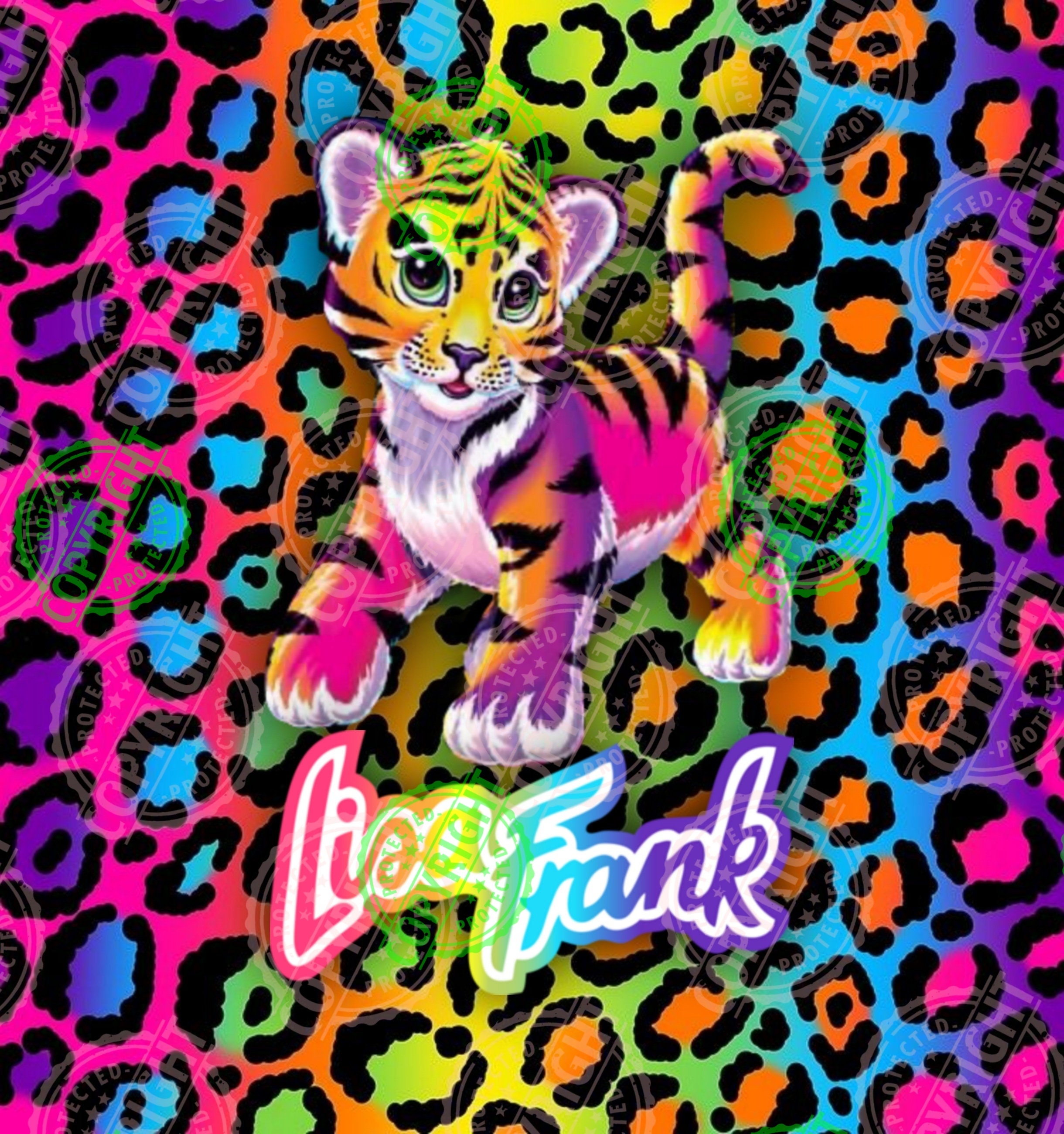 Download Lively and Colorful Lisa Frank Penguin Illustration Wallpaper   Wallpaperscom