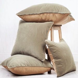 Square Plain Cushion Covers, Scatter Cushion Covers, Throw Cushion Covers, Green Cushion Covers, Velvet Cushion Covers, Various Sizes