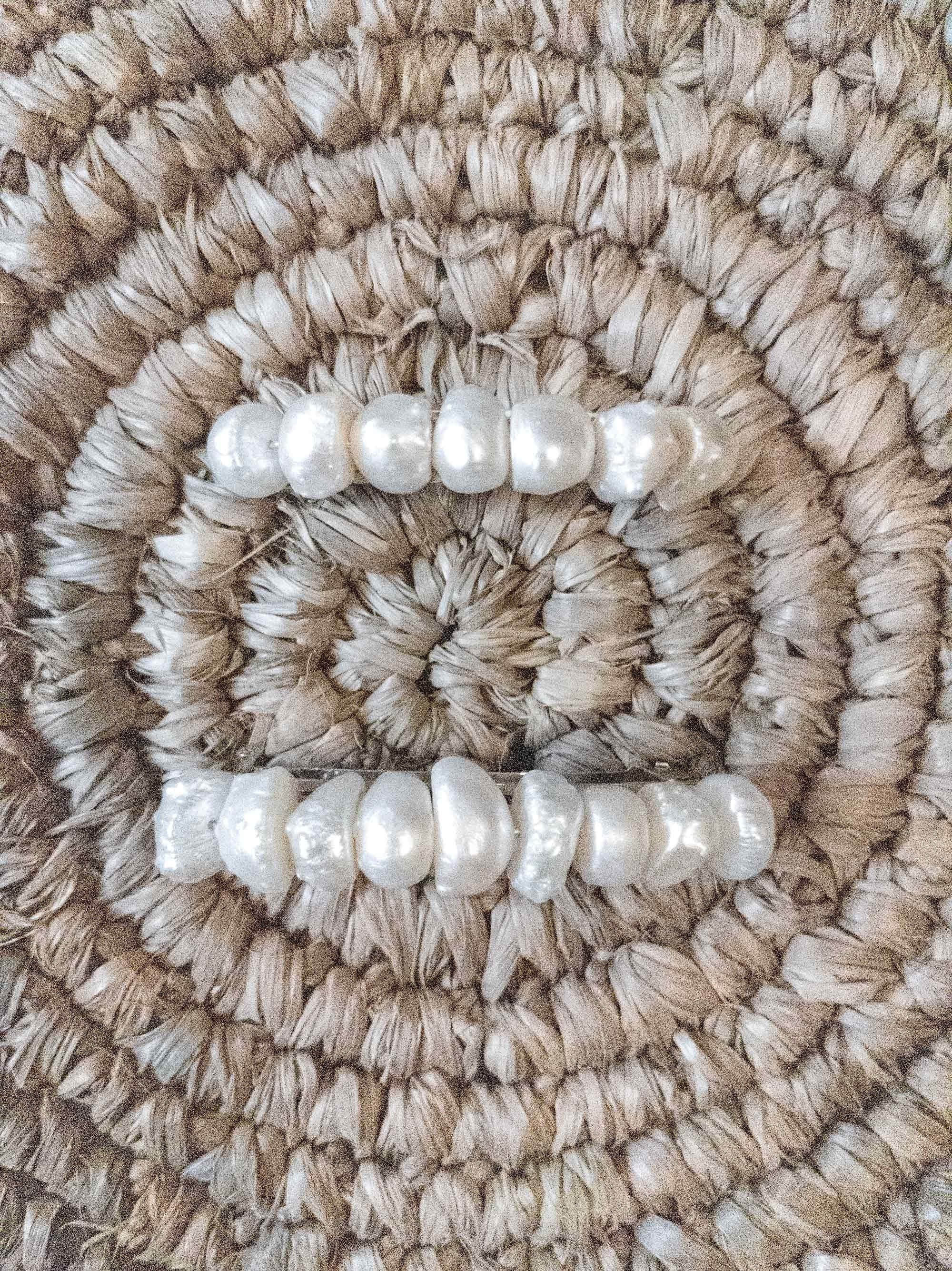 French Hair Barrette Clip Pearl Ivory Strong Hold No Slip Elegant Hair Accessory inSowni 7 Pack Pearl Hair Claw Clips - Elegant White Non  main image 2