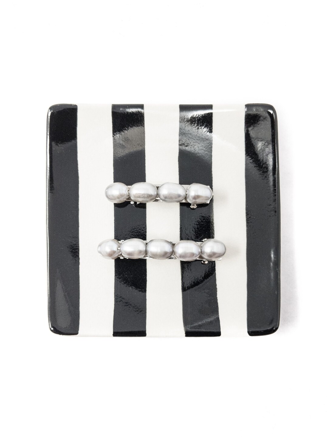 FRESHWATER PEARL Hair Barrette French Barrette Hair Clip Etsy UK