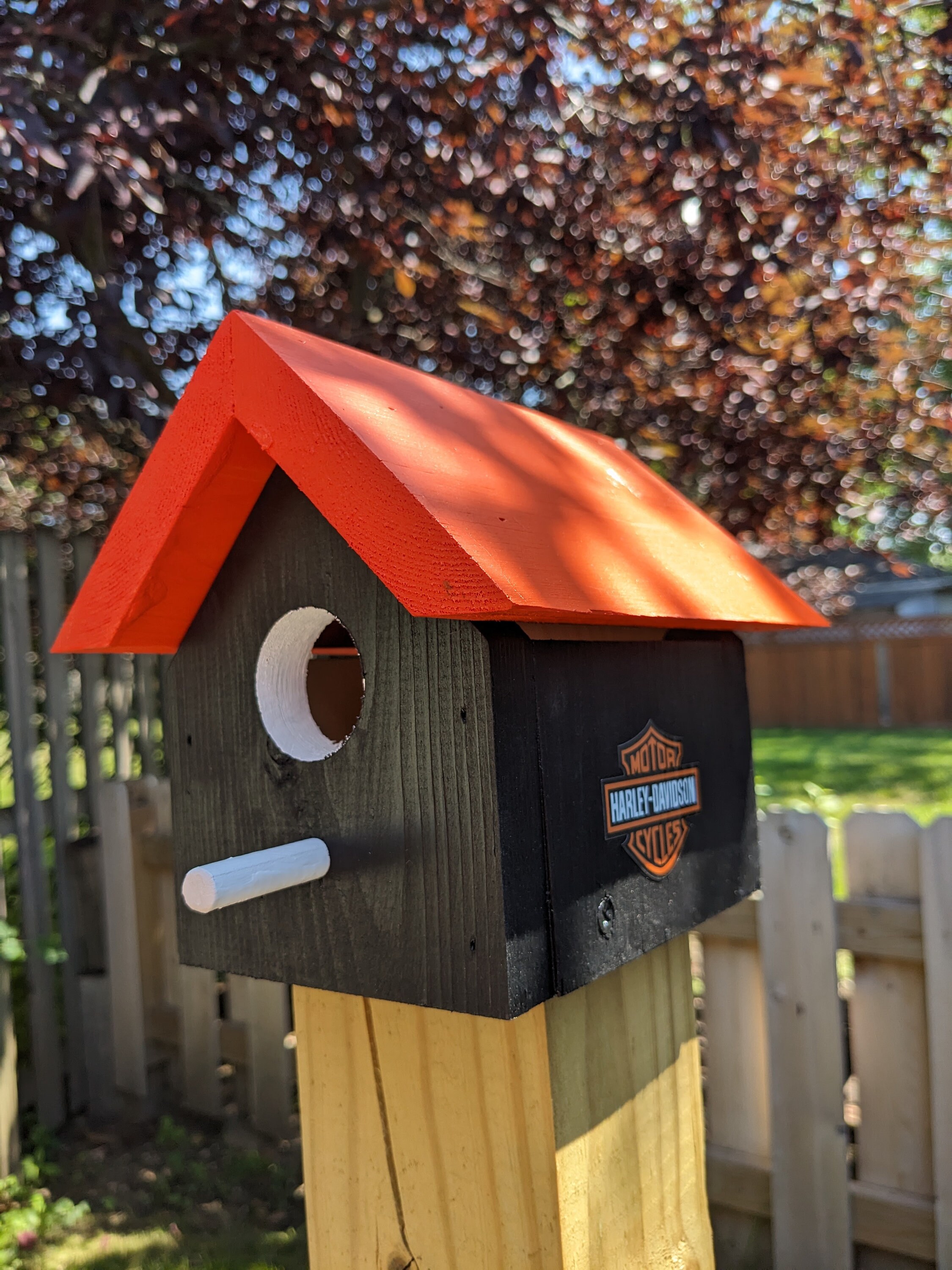 Harley Davidson Bird House Etsy