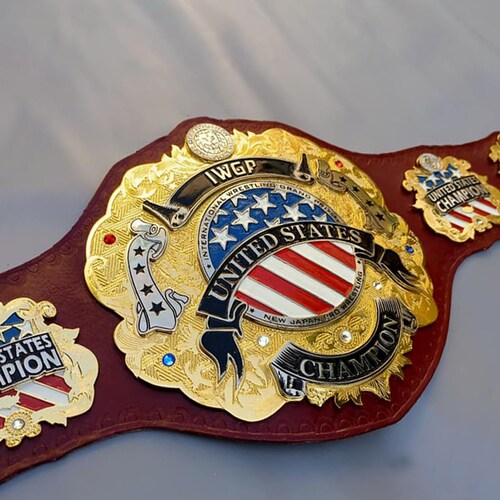 IWGP United States Heavyweight Championship Replica Belt dual | Etsy