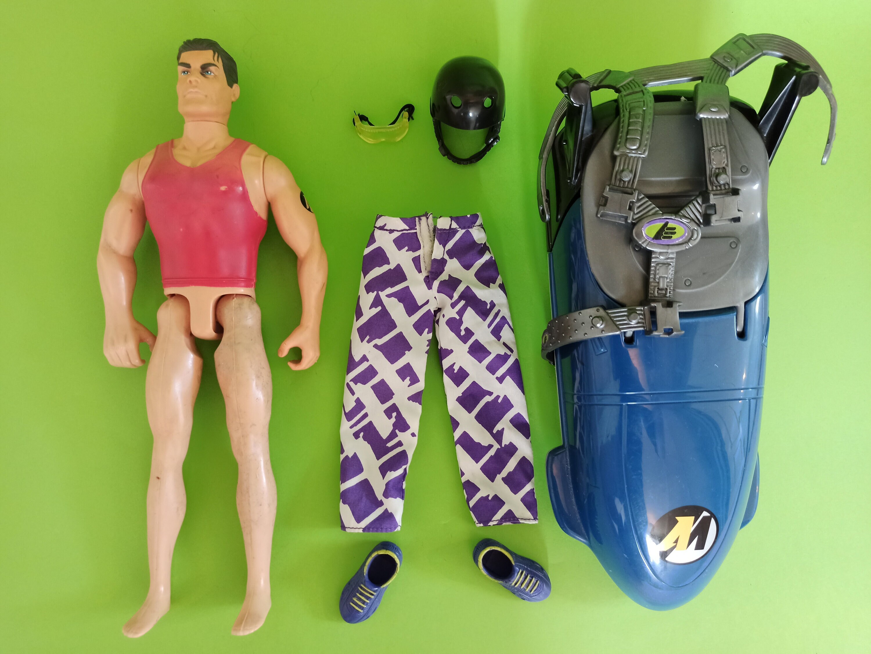 1997 Hasbro International Action Man, Vintage Figure with 