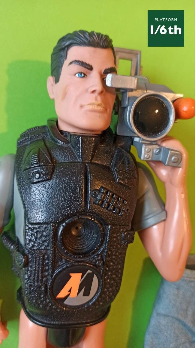 Vintage 'video Camera' Action Man, C-O22E Hasbro, 1998 UK