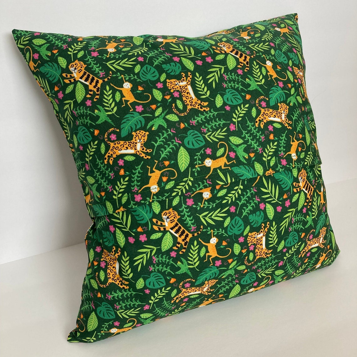 Tropical Tiger Throw Pillow Pattern PDF Digital Download by Etsy