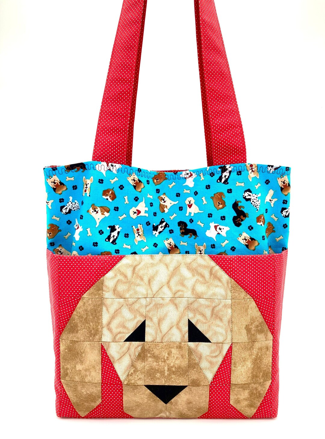 Puppy Yorkshire Terrier Dog Pattern Print Crossbody Bags