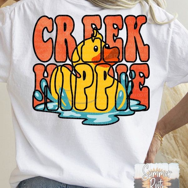 Creek Hippie Duck Muddin ATV PNG Sublimation Design | Digital Download File