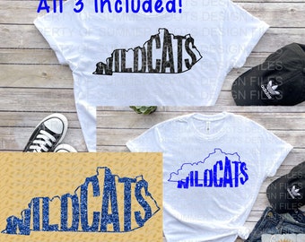 Kentucky Wildcats SVG PNG JPEG Design | Digital Download File