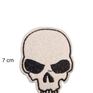 Skull Arrow Logo Badges Fabric Iron On Patches Transfers Embroidered