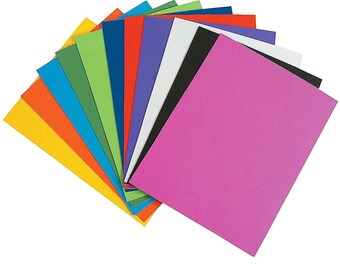 A4 EVA Craft Funky Foam Sheets 10 Pack 2mm de espesor Aprox 10 colores surtidos