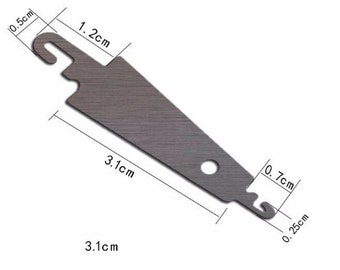 Steel Hook Needle Threader Hand Sew For Small Eye Needle Threading Sewing Pins