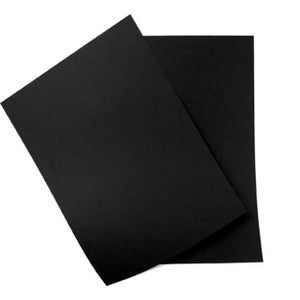 BLACK A4 Coloured Craft Card 160gsm - Choose Colour and Pack size Free P&P