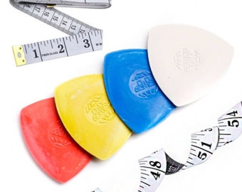 Tailors Chalk Dressmaker Fabric Sewing Marking Measure Tape Tailor Markers UK
