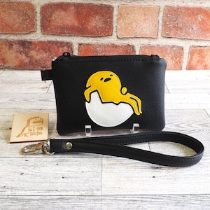 Mini bolso de mano Lazy Egg, billetera kawaii pequeña, monedero bonito, llavero pequeño, regalo divertido para fanáticos de los cómics, bolso novedoso y único.
