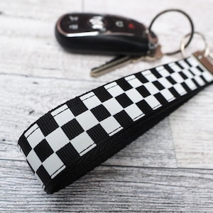 Mid Ohio Raceway Keychain Checkered Flag Lanyard Keychain, Race Car Key Fob, Racing Driver Key ...