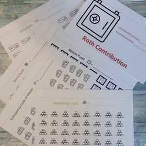 Investment/Savings Challenge cards