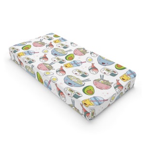 Sushi Ramen Baby Changing Pad Cover