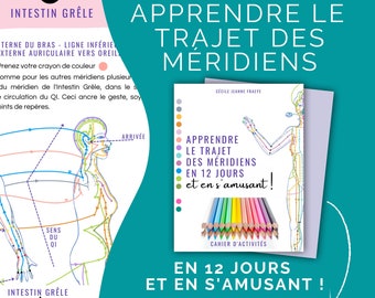 Learn the meridian path in 12 days and have fun, activity book, PDF 98 pages, Chinese medicine PDF