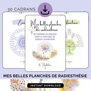 Mes belles planches de radiesthésie, 30 cadrans pendule PDF