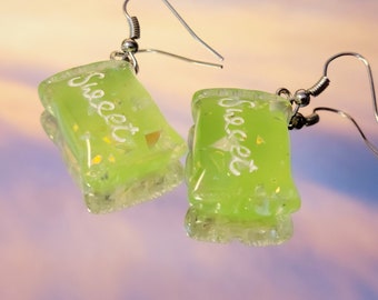 Sweet Candy Bag Earrings Happy Colorful Gift Jewelry