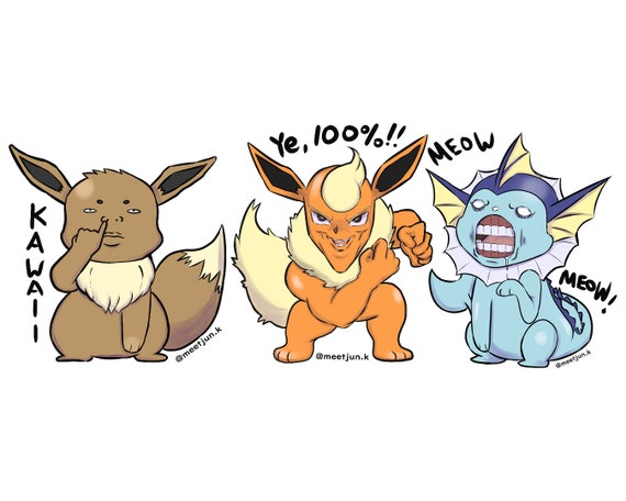 Eevee Evolutions - funny Animation 