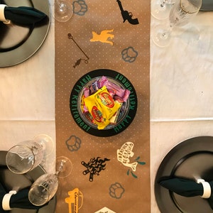 Chemin de table personnalisé/Carte géante