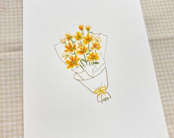 Hand-drawn Flowers Illustration