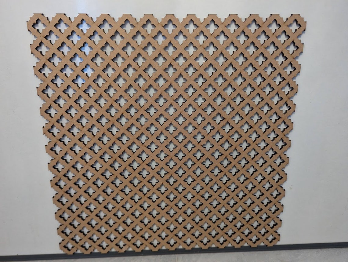 LaserKris Grille de séparation murale pour radiateur - Panneau MDF perforé de 3 mm d'épaisseur (1200 x 620 mm) FDL