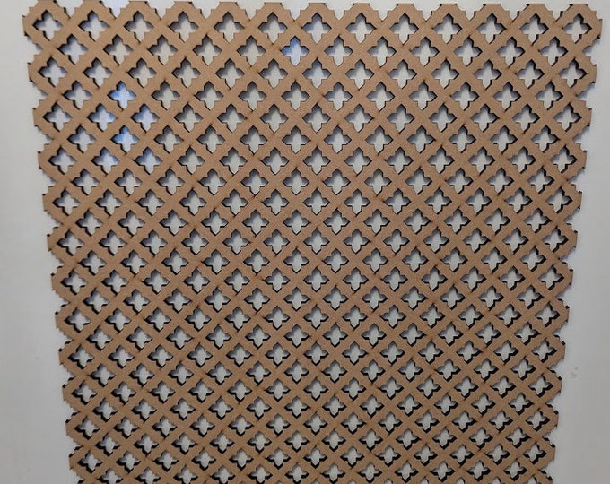 LaserKris KP126Pattern Grille décorative en panneau MDF perforé de 6 mm d' épaisseur 1200 x 610 mm
