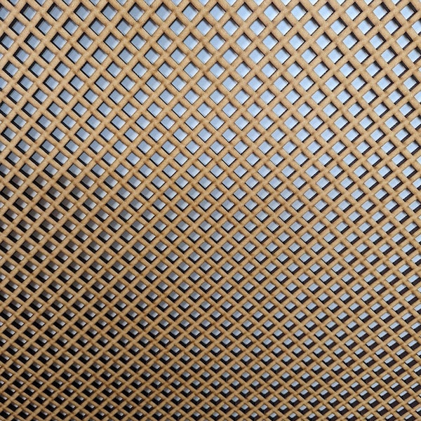 Laserkris Radiator Cabinet wall Decorative Screening-grille- Perforated 3mm wooden MDF panel (Different sizes) D5 pattern