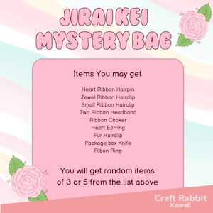 Jirai Kei Accessory Surprise Box: J-Fashion Hair Clips, Choker & Earrings