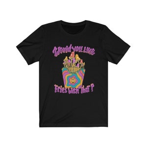 Unisex Trippy Mushroom Graphic Quote T-Shirt - Funny Mushroom Tee in Various Sizes & Colors | Hilarious Stoner Clothes Gift for Potheads