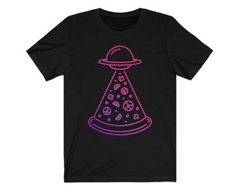 UFO Pizza Slice - Beam Me Up T-Shirt