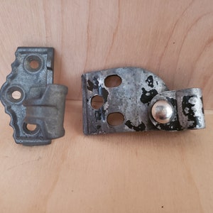 Set of 2 decorative antique cabinet or gate latches