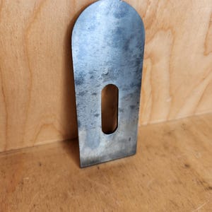 Unmarked Block Plane Blade 1 5/8&quot; x 4 1/16&quot;