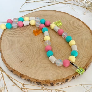 EM-Ceramic Antitick Dog Collar | Handcrafted with EM-Ceramic Pipes and Silicone Beads - Confetti