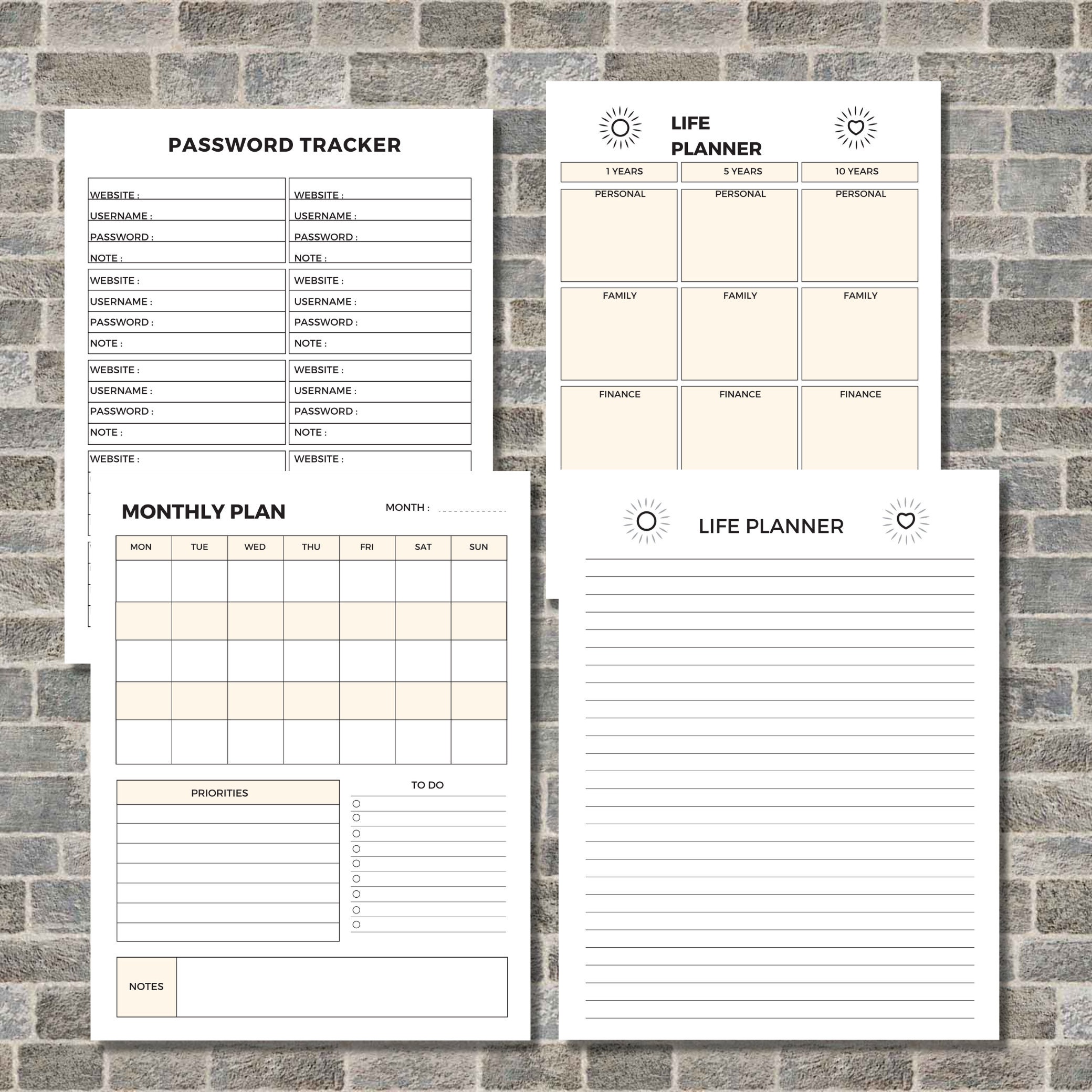 Home Management Binder Printable | Household Planner 2023 (PDF) - Etsy