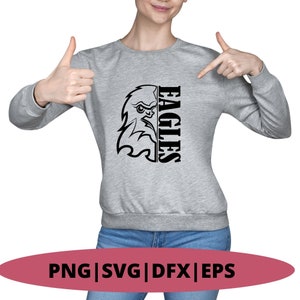 Eagle SVG| Eagles Svg| High School Mascot Svg| School Spirit Mascot| Eagle Clipart for Highschool Football |football Svg  for Cut Files