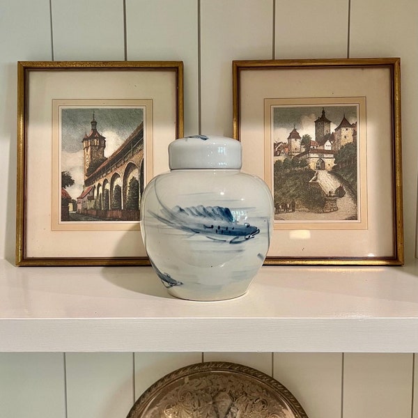 Fish Ginger Jar Etsy