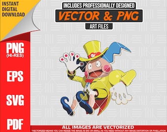 High Quality Pokemon Mr.Mime Holoware SVG PNG 300 dpi Clipart #122