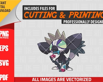 High Quality Pokemon Grafaiai SVG PNG 300 dpi Clipart #TBA
