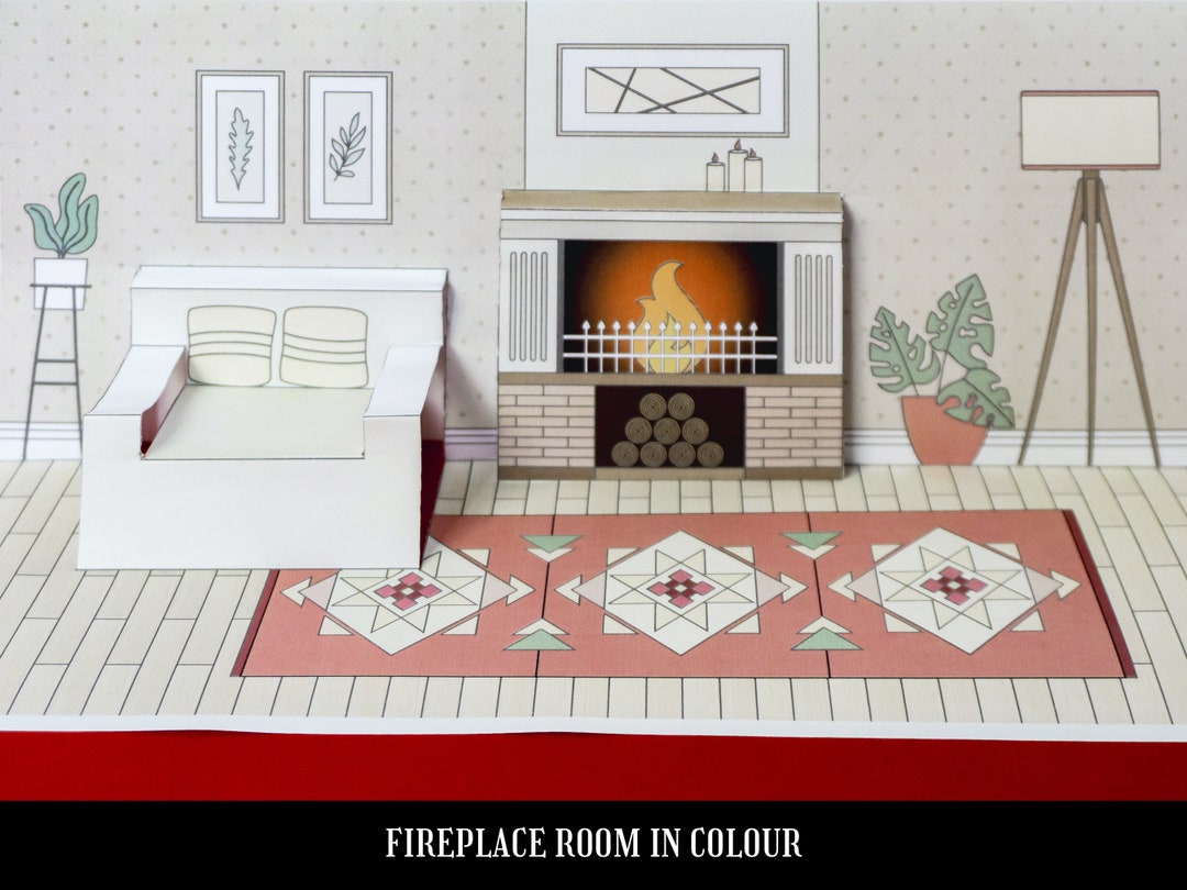 Printable Paper Dollhouse | Template Doll House | Girl Toys | Dolls ...
