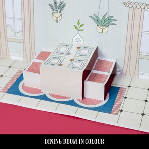 Printable Paper Dollhouse | Template Doll House | Girl Toys | Dolls ...
