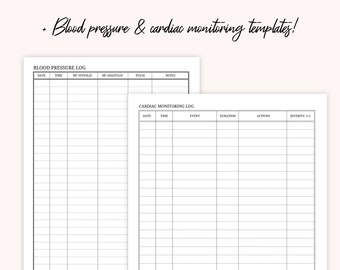 Medication Log PDF - Etsy