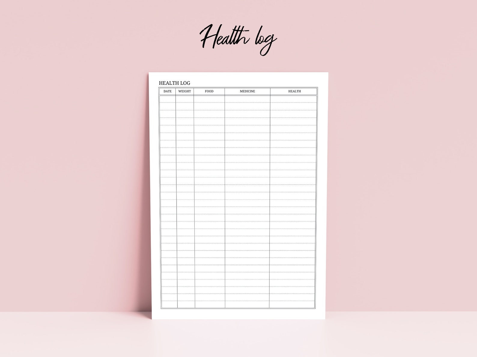 PT INR Log Book Printable, Inr Tracker, INR Anticoagulant Medication ...