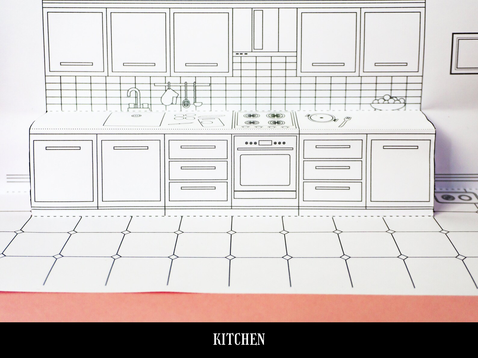 Printable Paper Dollhouse Template Doll House Girl Toys - Etsy