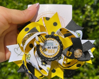 Bumblebee Hairbow for Todddlers