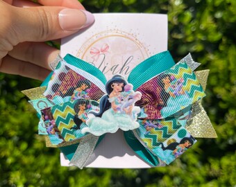 Princess Jasmin Hairbow for Toddlers